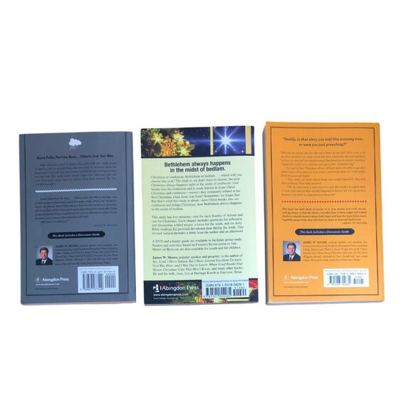 James W Moore Study Guide Christian Books Lot of 3 Self Help Religion Paperback - Picture 2 of 11